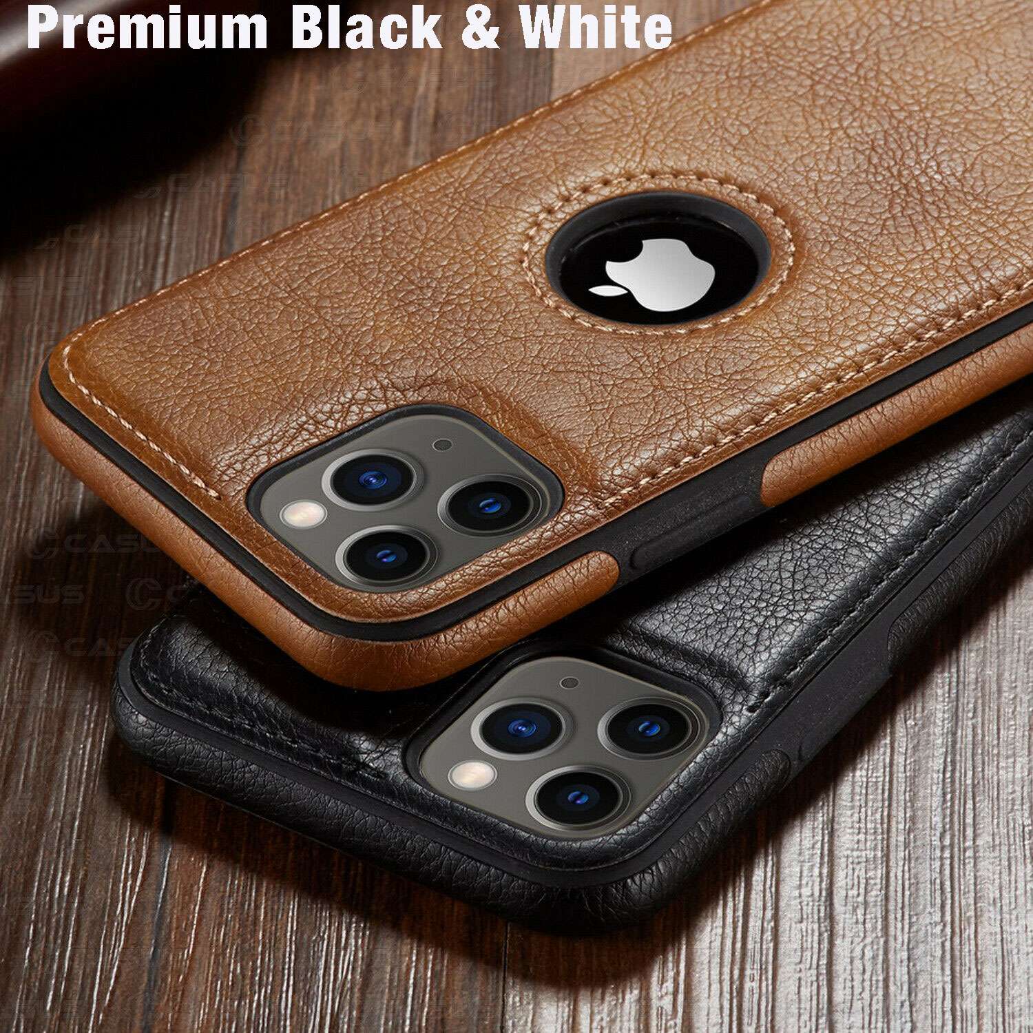 $26.65 Classic Flower LV Protective Leather Back Case For iPhone 11 - Black